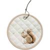 imageCreative CoOp 8quot Round Printed Cotton Pot Holder