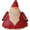 imageCreative CoOp HandPainted Canvas Santa with Catcha Fabric Red and Cream