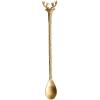 imageCreative CoOp Reindeer Handle Brass Cocktail Spoon Gold