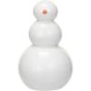 imageCreative CoOp Stoneware Snowman Decor White and Orange