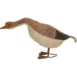imageCreative CoOp Long Dried Grass and Foam Goose Multicolor