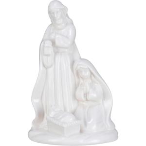 imageCreative CoOp Stoneware Holy Family Decor White