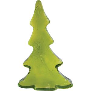 imageCreative CoOp Tall Flat Glass Tree Decor Green