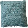 imageCreative CoOp Blue Woven Cotton Blend Boucl Pillow Cream Square
