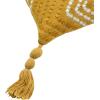 imageCreative CoOp Cotton Embroidered Lumbar Tassels Pillow 20quot L x 12quot W x 2quot H Multicolor