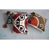 imageCreative CoOp Cotton Embroidered Suzani Embroidery Pillow 18quot L x 18quot W x 2quot H Multicolor