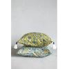 imageCreative CoOp Cotton Floral Pattern and YarnWrapped Tassels Pillow 18quot L x 18quot W x 2quot H Multicolor