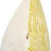 imageCreative CoOp Cotton Kuba Cloth Pattern Pillow 16quot L x 16quot W x 2quot H Yellow