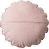 imageCreative CoOp Cotton Slub Crocheted Pillow with Scalloped Edge Pink Red and Orange Multi