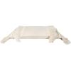 imageCreative CoOp Cotton ampamp Chenille Woven Lumbar Pillow with Fringe Cream 24L x 16W x 3H 10 pounds