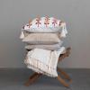 imageCreative CoOp Cotton and Wool Throw Geometric Pattern and Macram Tassels Multicolor Pillow Cover
