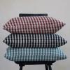 imageCreative CoOp Creative CoOp Woven Recycled Cotton Blend Lumbar Pillow Teal and White