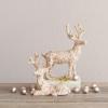 imageCreative CoOp Decorative Confetti Coated Lying Deer Pink