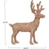 imageCreative CoOp Decorative Confetti Coated Standing Deer Pink