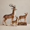 imageCreative CoOp Flocked Foam Standing Deer Brown and White