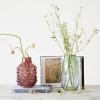 imageCreative CoOp Glass Organic Shaped Marbled Vase Green