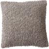imageCreative CoOp Grey HandWoven Fabric IndoorOutdoor Pillow with Checkered Pattern Brown and Tan Square