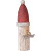 imageCreative CoOp HandCarved Mango Wood Santa Head in Red White and Natural