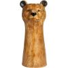 imageCreative CoOp HandPainted Decorative Stoneware Fox Vase OrangeBear