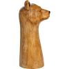 imageCreative CoOp HandPainted Decorative Stoneware Fox Vase OrangeBear