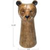 imageCreative CoOp HandPainted Decorative Stoneware Fox Vase OrangeBear