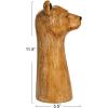 imageCreative CoOp HandPainted Decorative Stoneware Fox Vase OrangeBear
