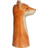 imageCreative CoOp HandPainted Decorative Stoneware Fox Vase OrangeFox