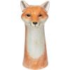 imageCreative CoOp HandPainted Decorative Stoneware Fox Vase OrangeFox
