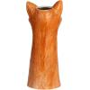 imageCreative CoOp HandPainted Decorative Stoneware Fox Vase OrangeFox