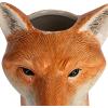 imageCreative CoOp HandPainted Decorative Stoneware Fox Vase OrangeFox