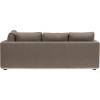imageCreative CoOp Mushroom Grey Interchangeable Left or Right Facing Chaise Lounge ampamp Wood Trim Sofa Beige