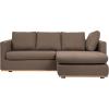 imageCreative CoOp Mushroom Grey Interchangeable Left or Right Facing Chaise Lounge ampamp Wood Trim Sofa Beige