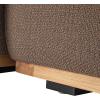 imageCreative CoOp Mushroom Grey Interchangeable Left or Right Facing Chaise Lounge ampamp Wood Trim Sofa Beige