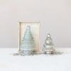 imageCreative CoOp Round Embossed Mercury Glass Tree Silver