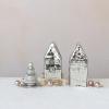 imageCreative CoOp Round Embossed Mercury Glass Tree Silver