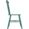 imageCreative CoOp Rubberwood Dining Chair with Slatted Back Green Set of 2