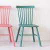 imageCreative CoOp Rubberwood Dining Chair with Slatted Back Green Set of 2