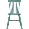 imageCreative CoOp Rubberwood Dining Chair with Slatted Back Green Set of 2