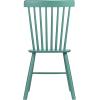 imageCreative CoOp Rubberwood Dining Chair with Slatted Back Green Set of 2