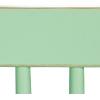 imageCreative CoOp Rubberwood Dining Chair with Slatted Back Mint Set of 2