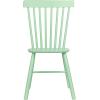 imageCreative CoOp Rubberwood Dining Chair with Slatted Back Mint Set of 2