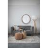 imageCreative CoOp Velvet Upholstered and Oak Wood Middle Console Storage Sofa Grey