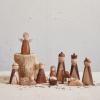 imageCreative CoOp WoodFinish Resin Nativity Set Natural Set of 11