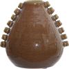 imageCreative CoOp 725 Inches TerraCotta Hobnails Brown Vase