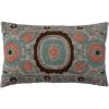 imageCreative CoOp Cotton Botanical Embroidery Multicolor Lumbar Pillow Multi