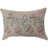 imageCreative CoOp Cotton Chambray Lumbar Embroidery Pillow 20quot L x 14quot W x 2quot H Multicolor