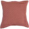 imageCreative CoOp Cotton Double Cloth Pleated Gold Foil Dots Pillow 16quot L x 16quot W x 2quot H Pink