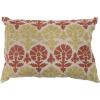 imageCreative CoOp Cotton Embroidered Chambray Lumbar Pattern Pillow 20quot L x 14quot W x 2quot H Multicolor