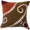 imageCreative CoOp Cotton Embroidered Suzani Embroidery Pillow 18quot L x 18quot W x 2quot H Multicolor