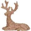 imageCreative CoOp Decorative Confetti Coated Lying Deer Pink